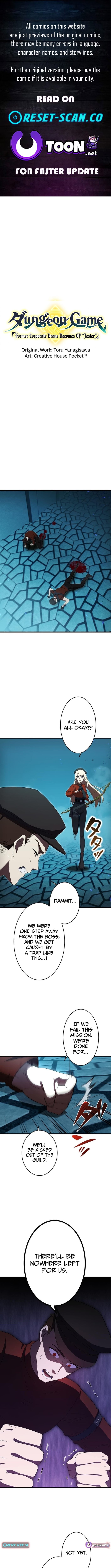 Dungeon Game: Former Corporate Drone Becomes OP ‘Jester – Chapter 10 – Page 1