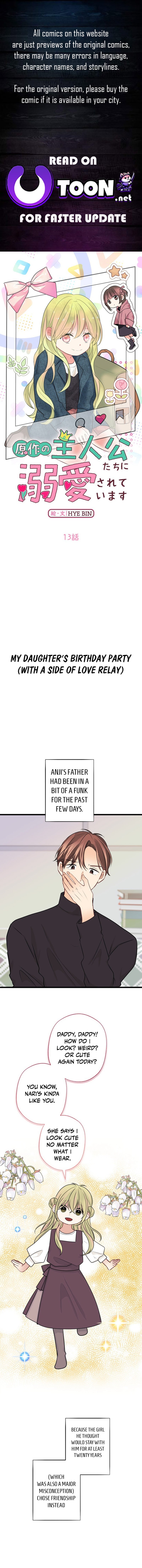 I Am Doted on by the Main Characters of the Original Novel – Chapter 13 – Page 1