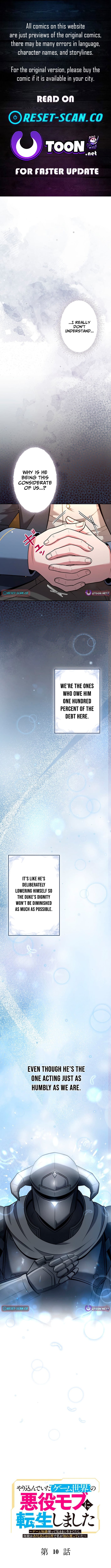 I Reincarnated as a Minor Villain in My Favorite Game World – Using My Game Knowledge to Live Freely, I Somehow Ended Up Famous Everywhere – Chapter 10 – Page 1
