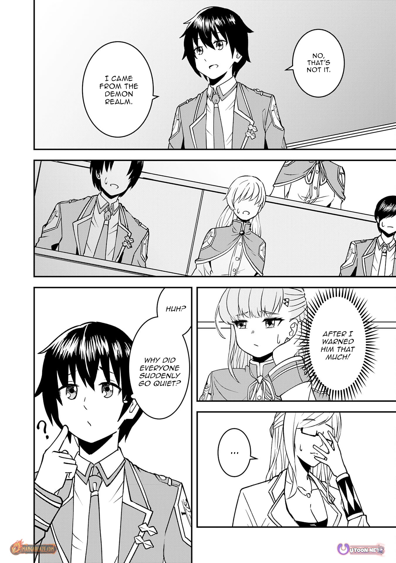 Makai de Sodaterareta Shounen, Umarete Hajimete no Ningenkai de Musousuru ~Makai no Joushiki de Ikitetara, Kizukeba Jinrui Saikyou ni Natteita~ – Chapter 3 – Page 25