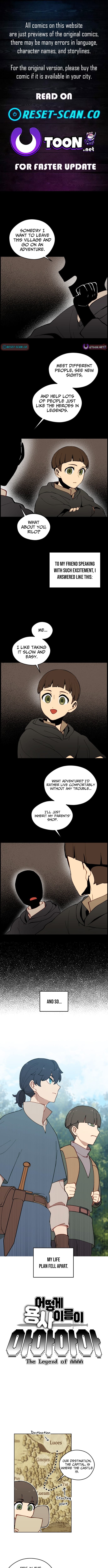 How Is the Hero’s Name Just “Aaaah”? – Chapter 02 – Page 1
