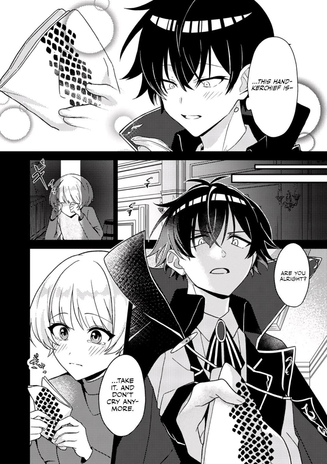 Munou no Akudou Ouji wa Ikinokoritai ~Ren'ai RPG no Akuyaku Mob ni Tensei Shita kedo, Gensaku Mushi shite Saikyou wo Mezasu~ – Chapter 1 – Page 12