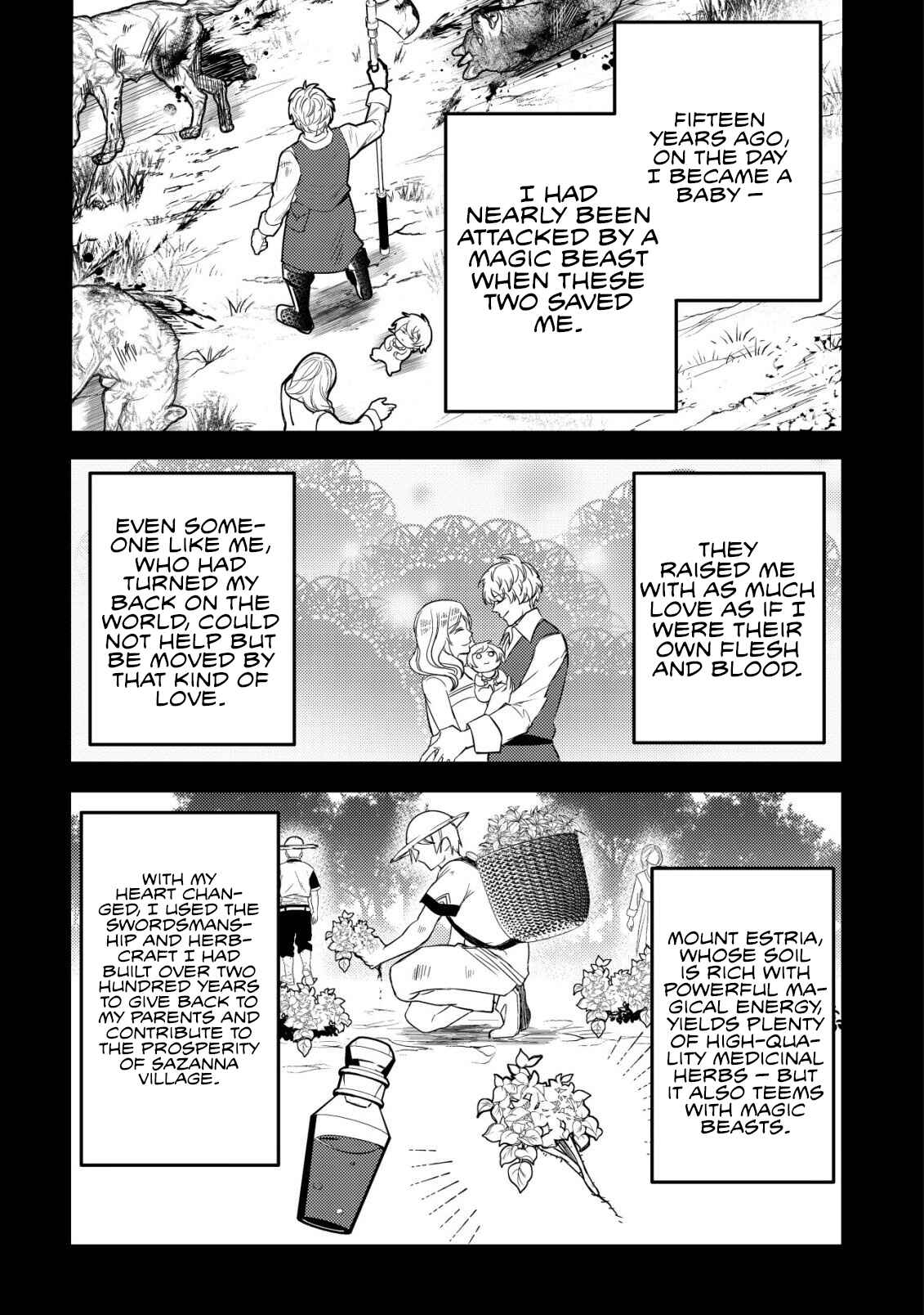 Rouren no Jikuu Kenshi, Wakagaeru: Nidome no Jinsei, Yowaki wo Sukuu Tame Jii wa Wakai Karada de Musou Suru – Chapter 1 – Page 10