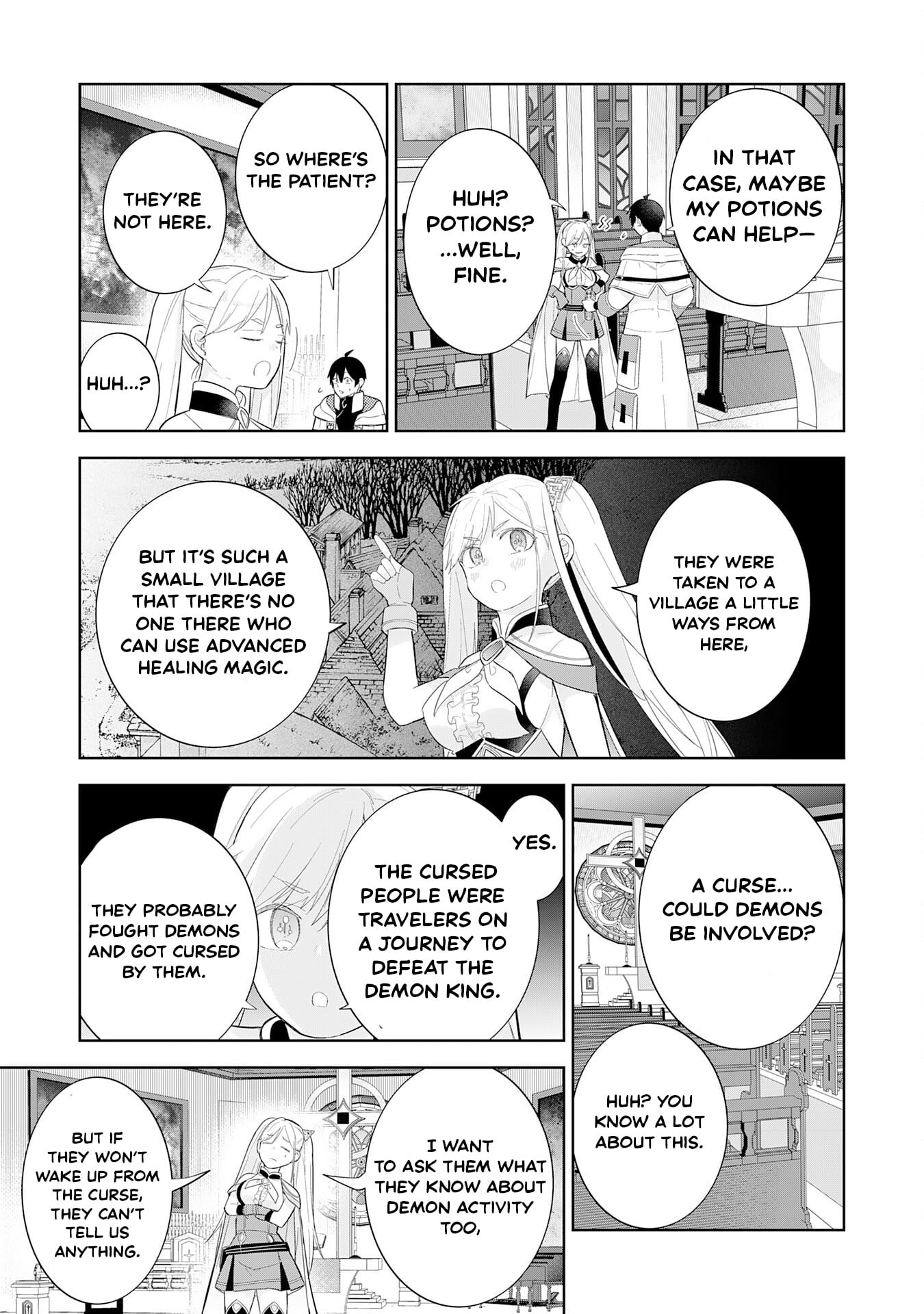 Saikyou Chiyushi no Techigai Slow Life ~"Shiro Mahou" ga Tsukaenai to Tsuihousareta kedo, Kawari no "Shiro Mahou" ga Muteki deshita~ – Chapter 15 – Page 22
