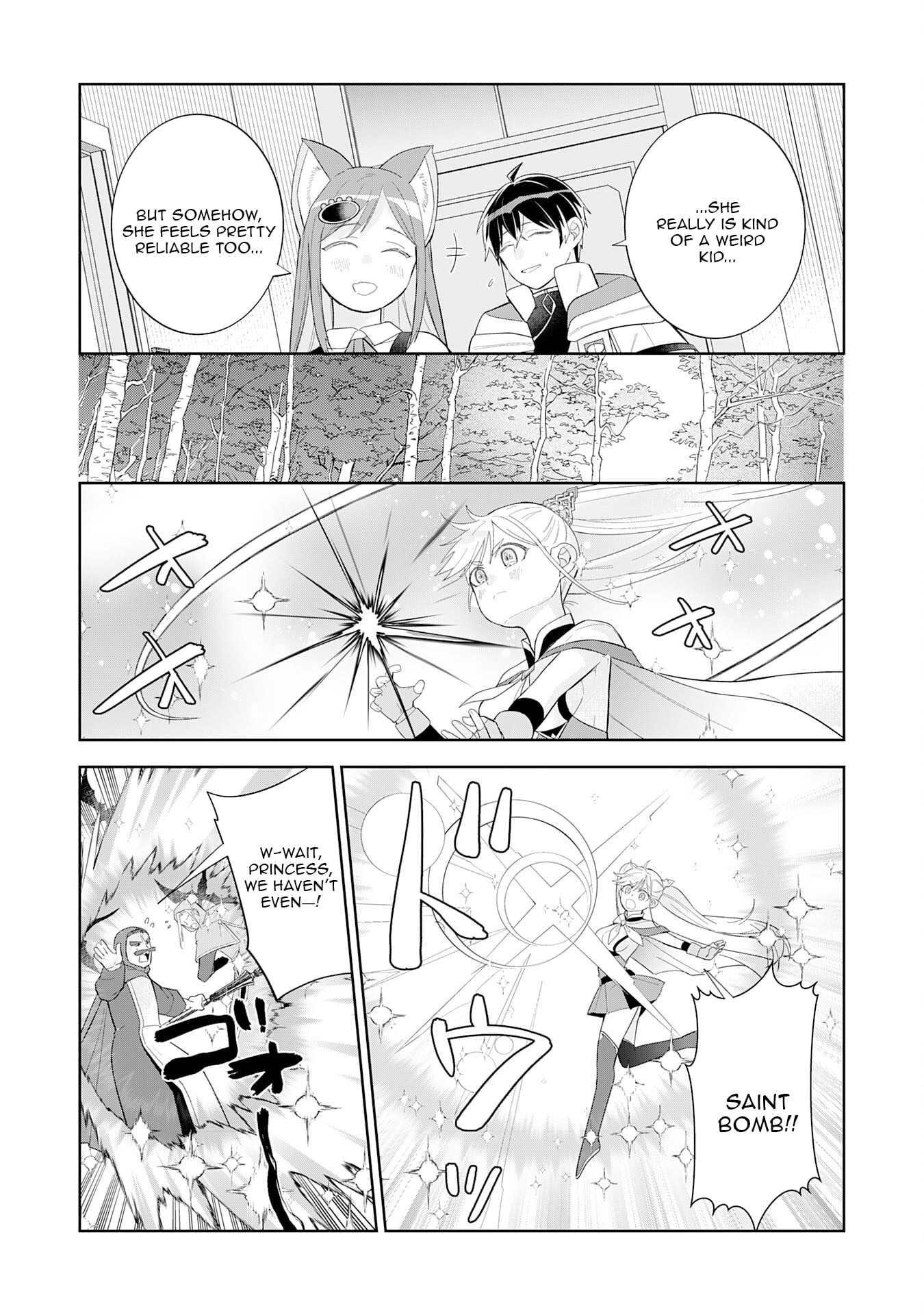 Saikyou Chiyushi no Techigai Slow Life ~"Shiro Mahou" ga Tsukaenai to Tsuihousareta kedo, Kawari no "Shiro Mahou" ga Muteki deshita~ – Chapter 16 – Page 12