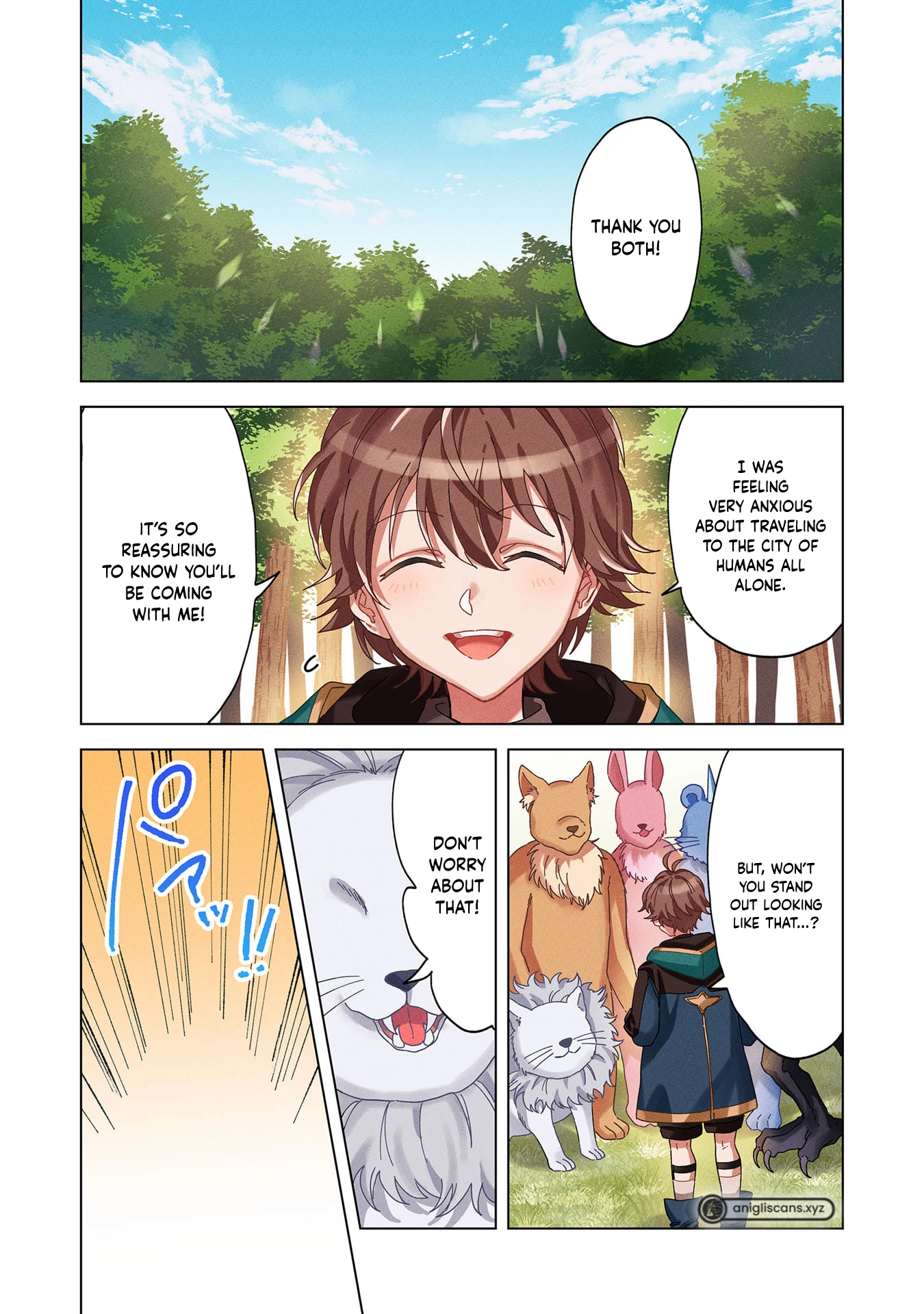 Seijuu ni Sodaterareta Shounen no Isekai Yururi Hourouki ~Kami-sama kara Moratta Cheat Mahou de, Nakama-tachi to Slow Life wo Mankitsu-chuu~ – Chapter 1.1 – Page 3