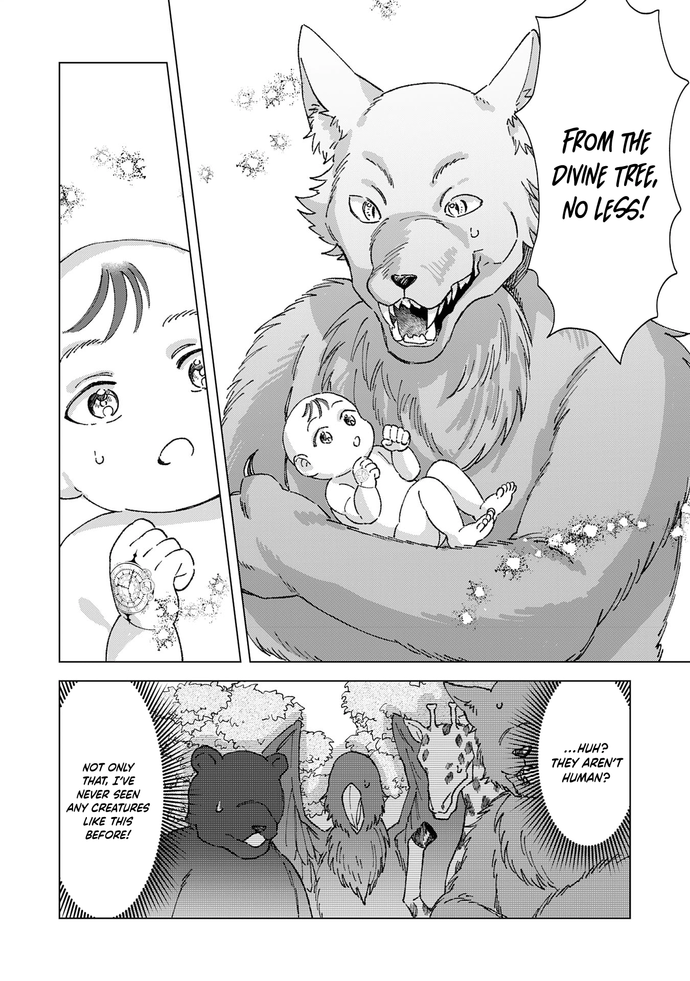 Seijuu ni Sodaterareta Shounen no Isekai Yururi Hourouki ~Kami-sama kara Moratta Cheat Mahou de, Nakama-tachi to Slow Life wo Mankitsu-chuu~ – Chapter 1.1 – Page 16