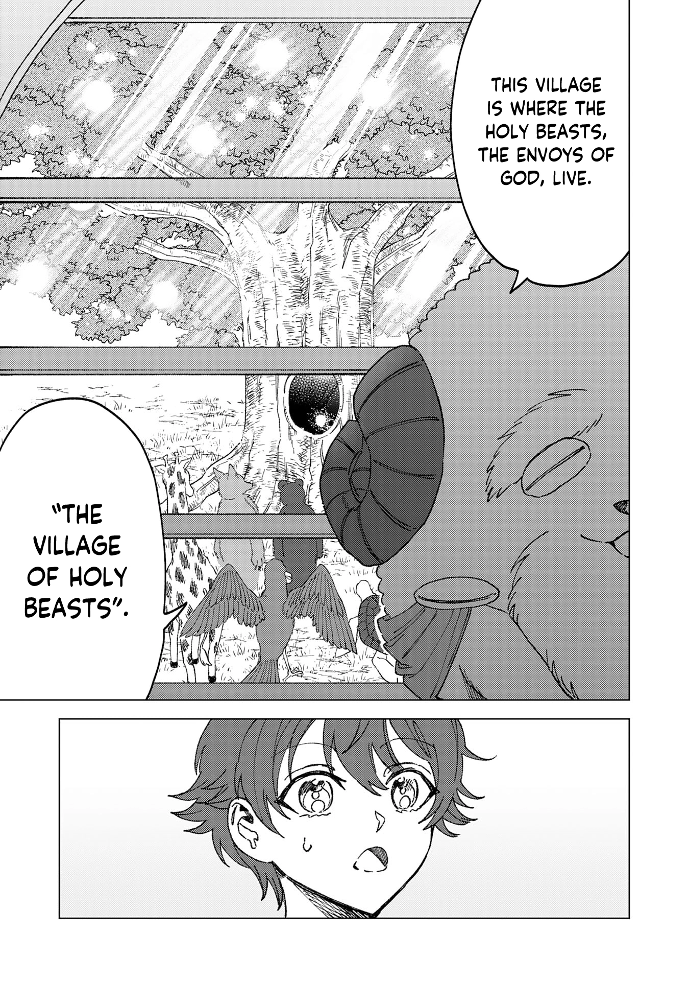 Seijuu ni Sodaterareta Shounen no Isekai Yururi Hourouki ~Kami-sama kara Moratta Cheat Mahou de, Nakama-tachi to Slow Life wo Mankitsu-chuu~ – Chapter 1.2 – Page 9