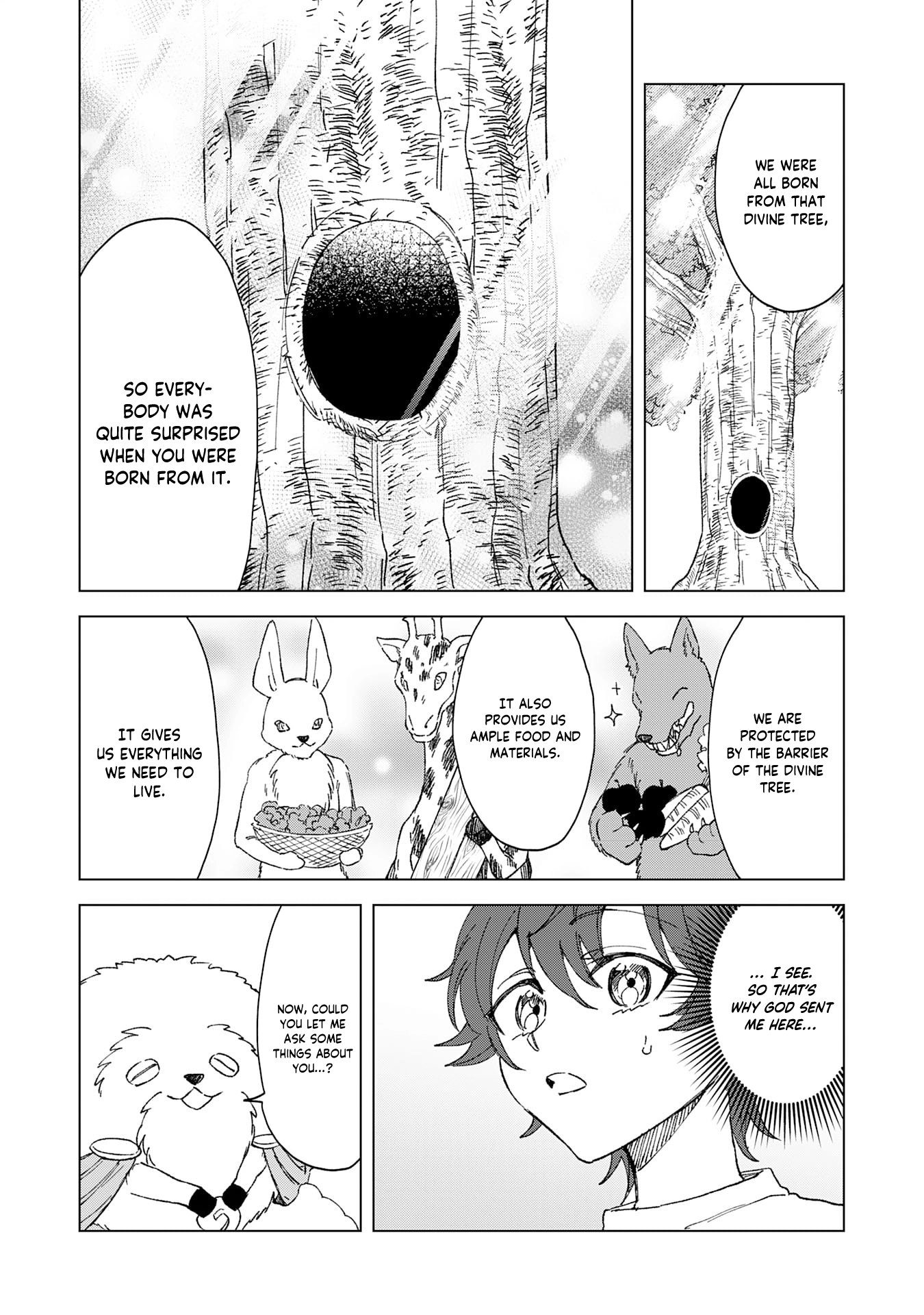 Seijuu ni Sodaterareta Shounen no Isekai Yururi Hourouki ~Kami-sama kara Moratta Cheat Mahou de, Nakama-tachi to Slow Life wo Mankitsu-chuu~ – Chapter 1.2 – Page 10