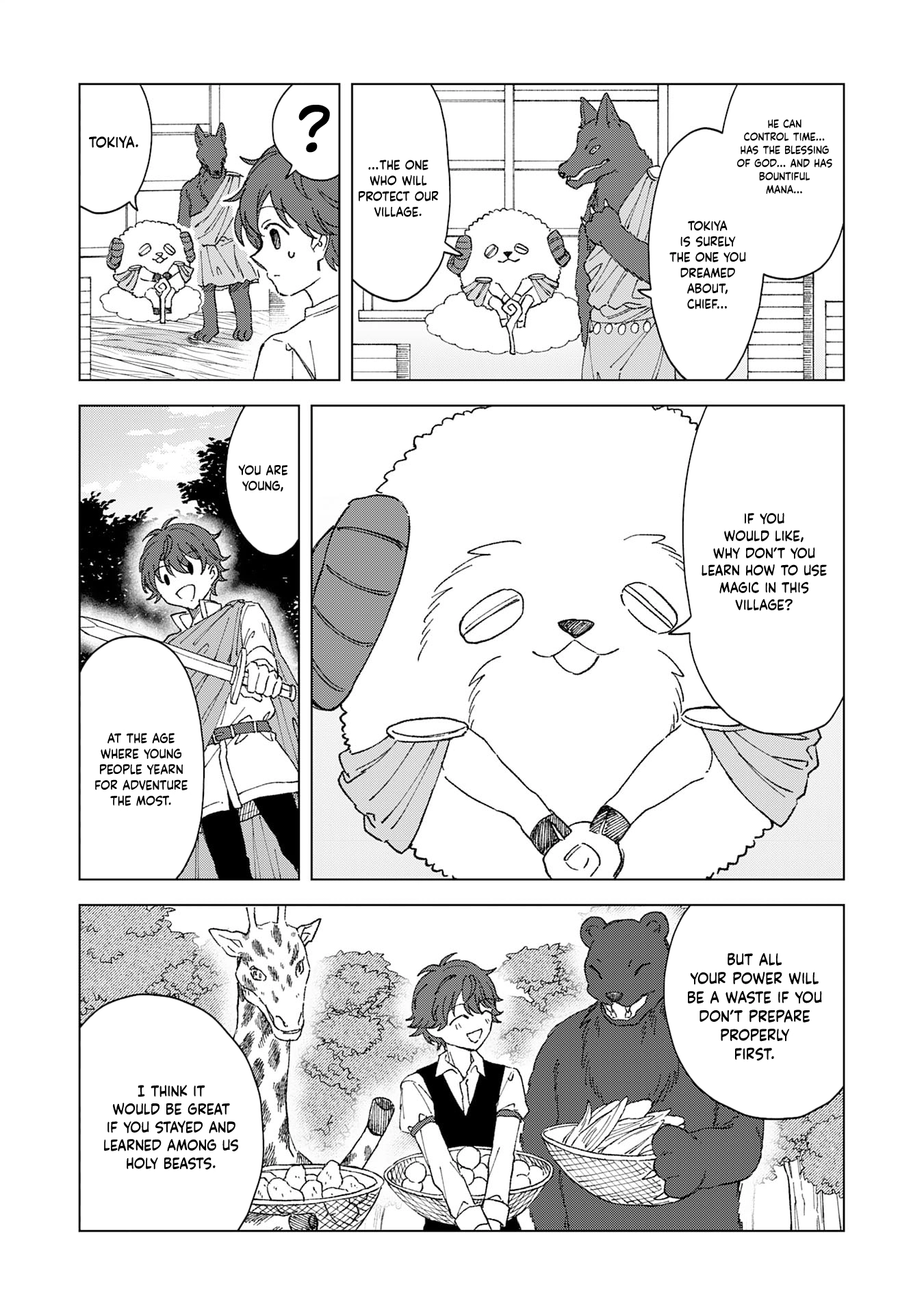 Seijuu ni Sodaterareta Shounen no Isekai Yururi Hourouki ~Kami-sama kara Moratta Cheat Mahou de, Nakama-tachi to Slow Life wo Mankitsu-chuu~ – Chapter 1.2 – Page 15