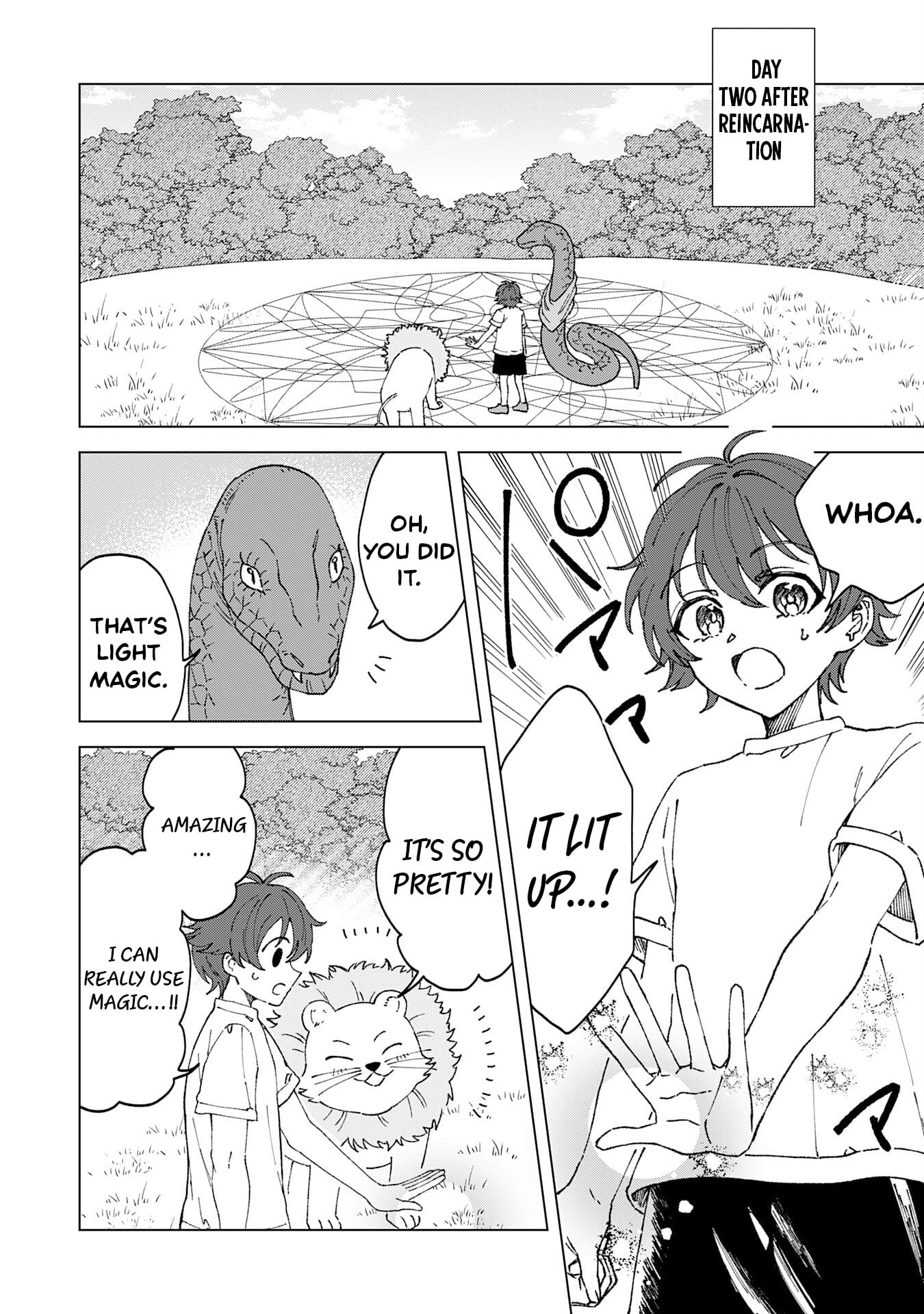 Seijuu ni Sodaterareta Shounen no Isekai Yururi Hourouki ~Kami-sama kara Moratta Cheat Mahou de, Nakama-tachi to Slow Life wo Mankitsu-chuu~ – Chapter 2 – Page 3