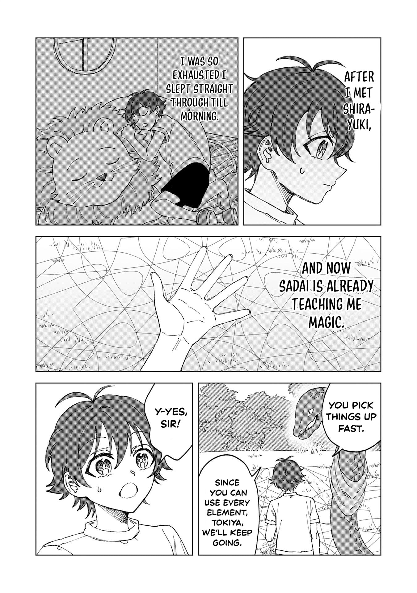 Seijuu ni Sodaterareta Shounen no Isekai Yururi Hourouki ~Kami-sama kara Moratta Cheat Mahou de, Nakama-tachi to Slow Life wo Mankitsu-chuu~ – Chapter 2 – Page 4