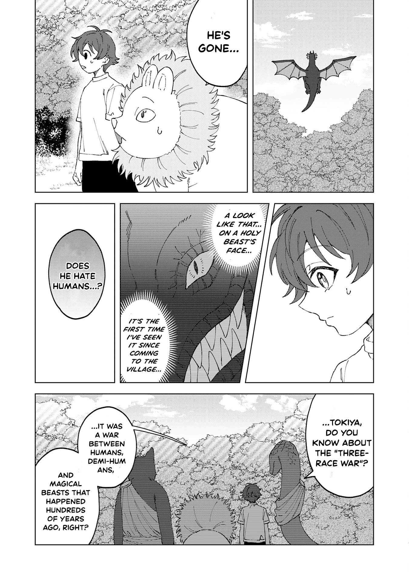 Seijuu ni Sodaterareta Shounen no Isekai Yururi Hourouki ~Kami-sama kara Moratta Cheat Mahou de, Nakama-tachi to Slow Life wo Mankitsu-chuu~ – Chapter 3 – Page 6