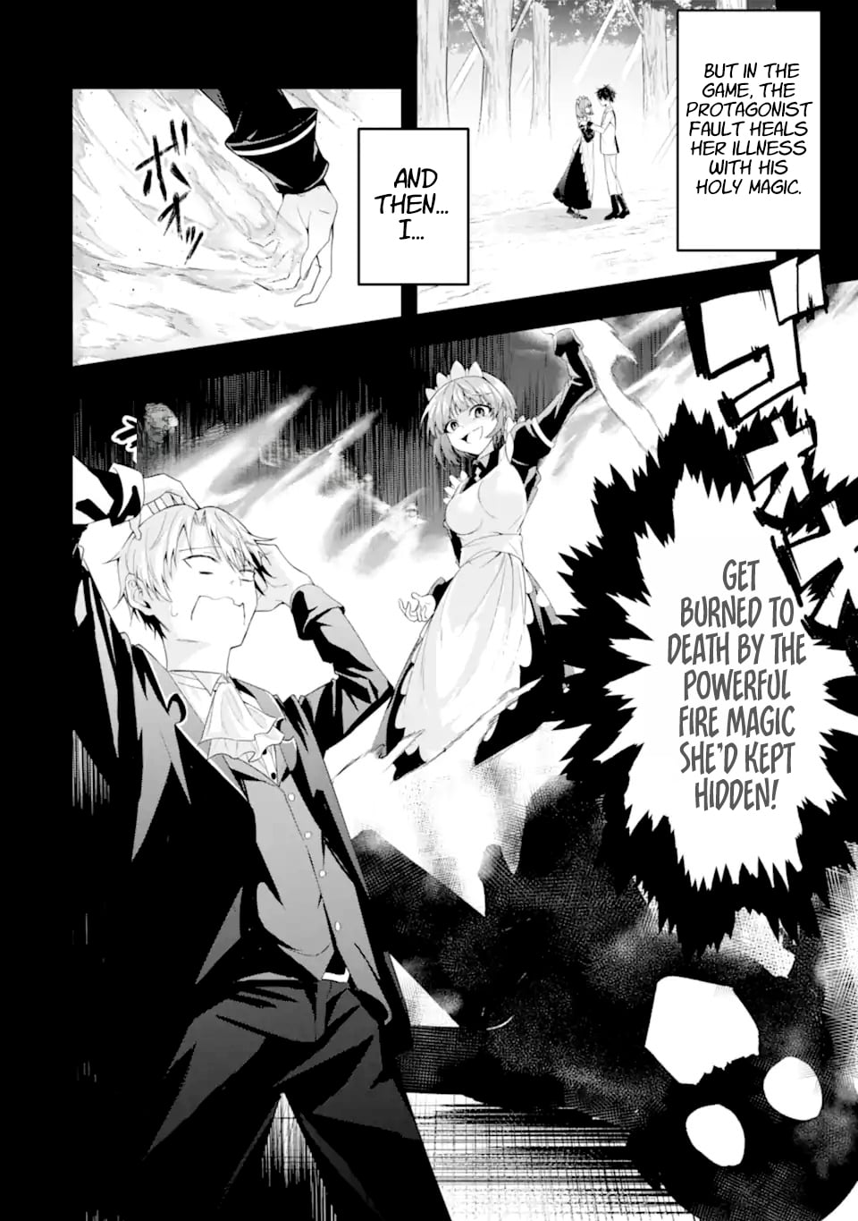 Shokei Flag No Akuyaku Kizoku Ni Tensei Shitaga, Shinitakunainode Yami Maho Wo Kiwamete Heroine Tachi Wo Sukuimasu Byojakuna Heroine Wo Care Shitara Naze Ka Ore Ga Dekiai Sareta Ken – Chapter 1.1 – Page 13