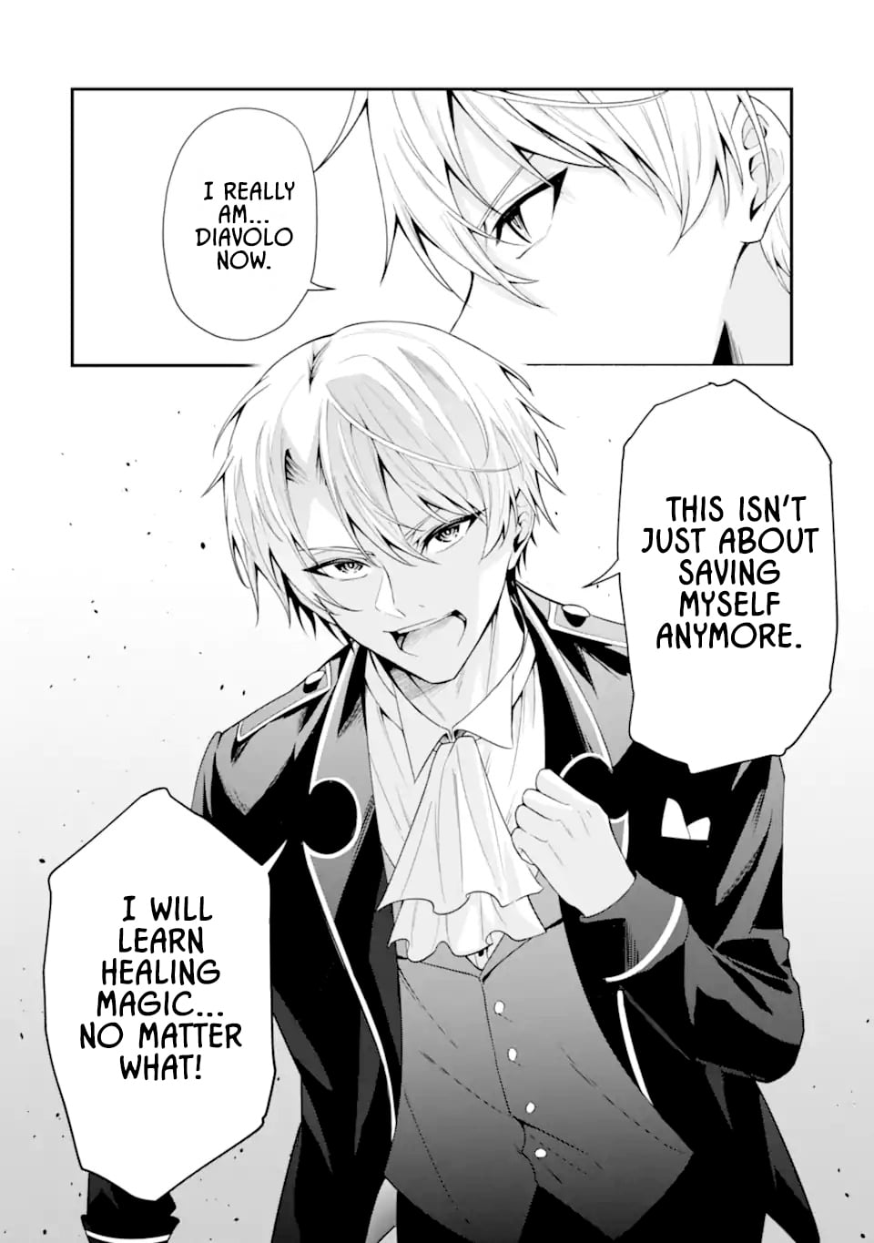 Shokei Flag No Akuyaku Kizoku Ni Tensei Shitaga, Shinitakunainode Yami Maho Wo Kiwamete Heroine Tachi Wo Sukuimasu Byojakuna Heroine Wo Care Shitara Naze Ka Ore Ga Dekiai Sareta Ken – Chapter 1.1 – Page 25