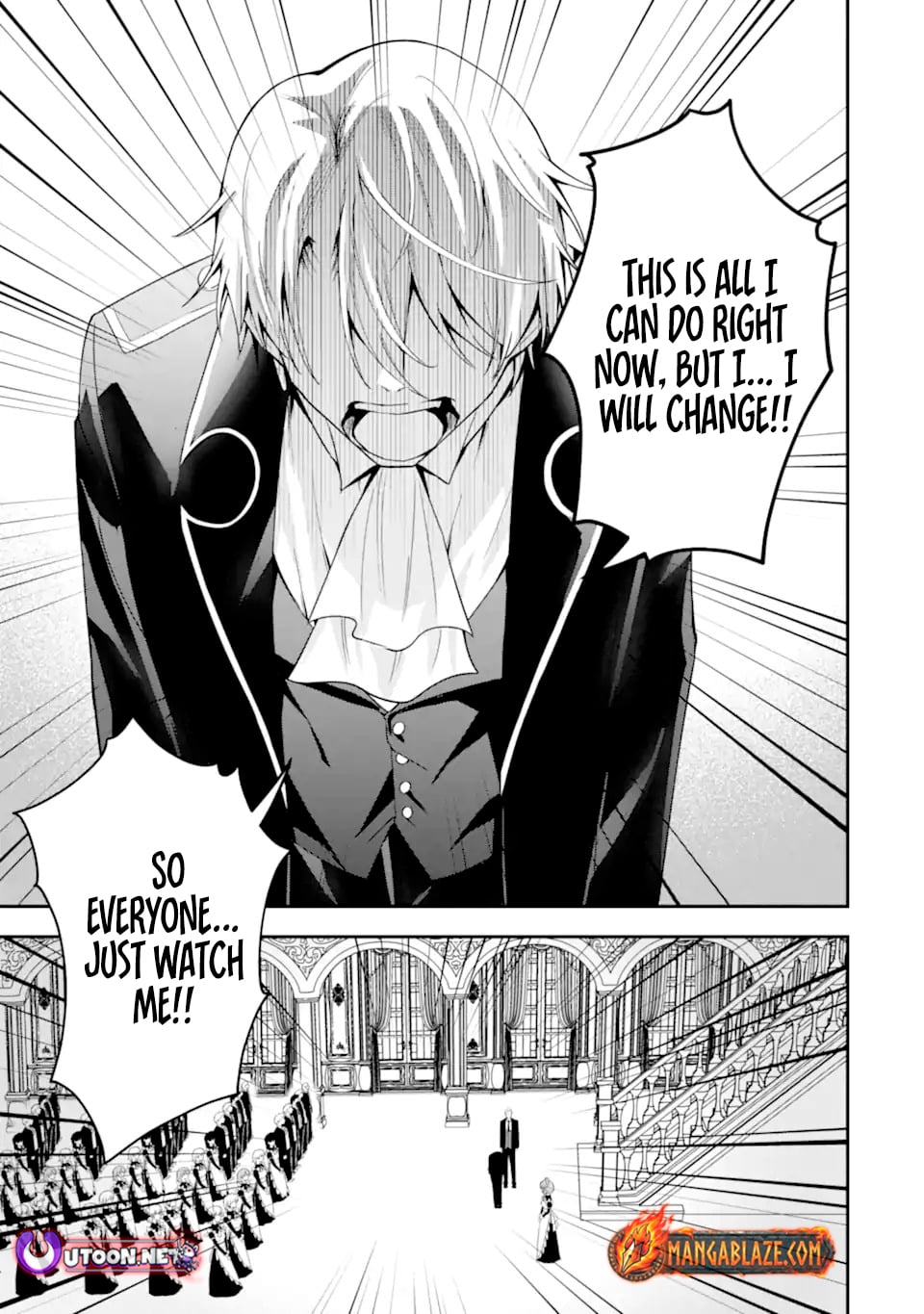 Shokei Flag No Akuyaku Kizoku Ni Tensei Shitaga, Shinitakunainode Yami Maho Wo Kiwamete Heroine Tachi Wo Sukuimasu Byojakuna Heroine Wo Care Shitara Naze Ka Ore Ga Dekiai Sareta Ken – Chapter 1.1 – Page 32