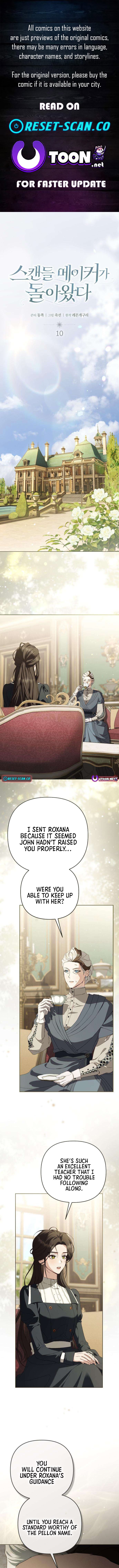 The Scandal Maker Has Returned – Chapter 10 – Page 1