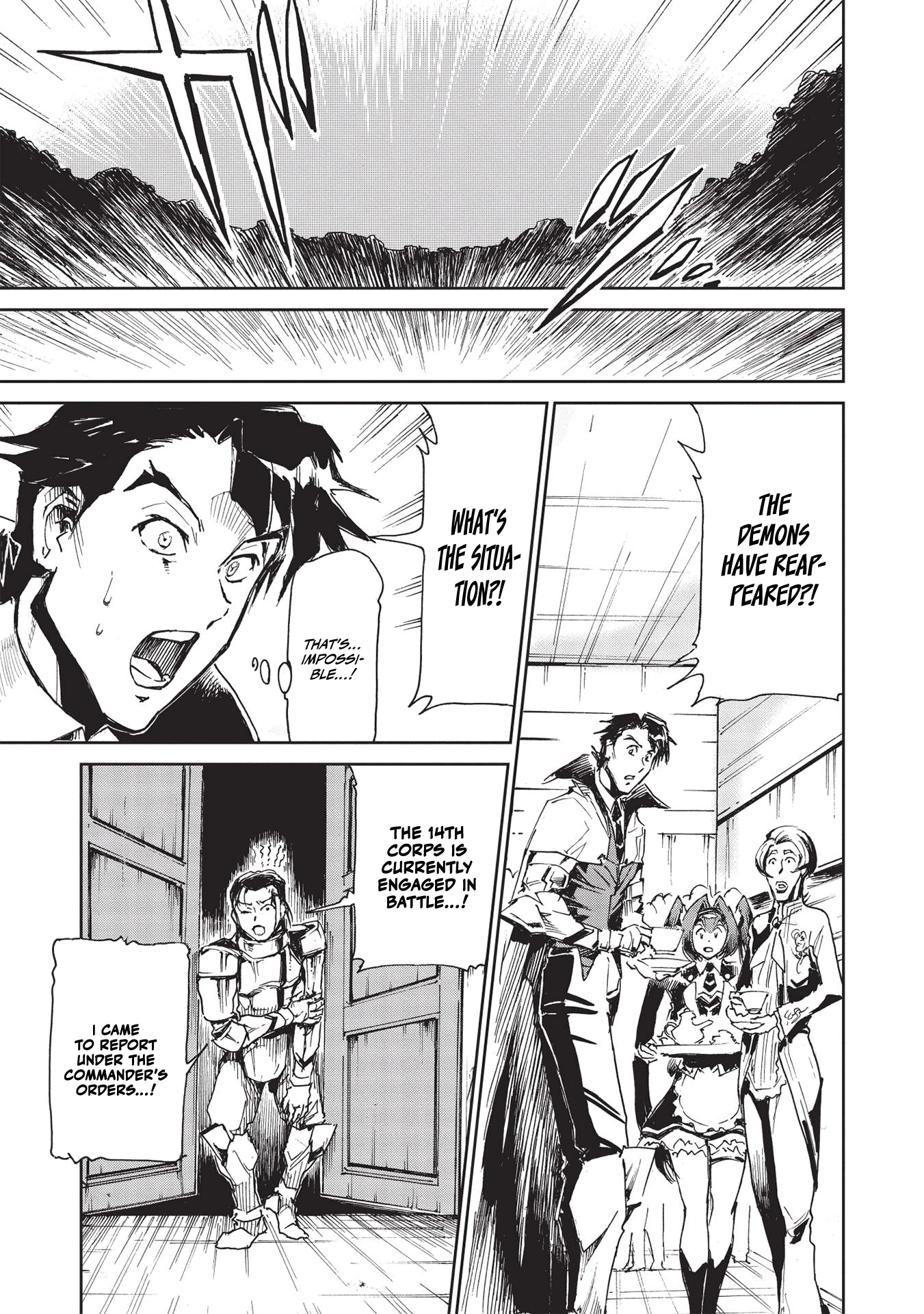 The Strongest Heroes, Now in Their 40’s, Once Again Become Warriors on the Battlefield – Chapter 1 – Page 36