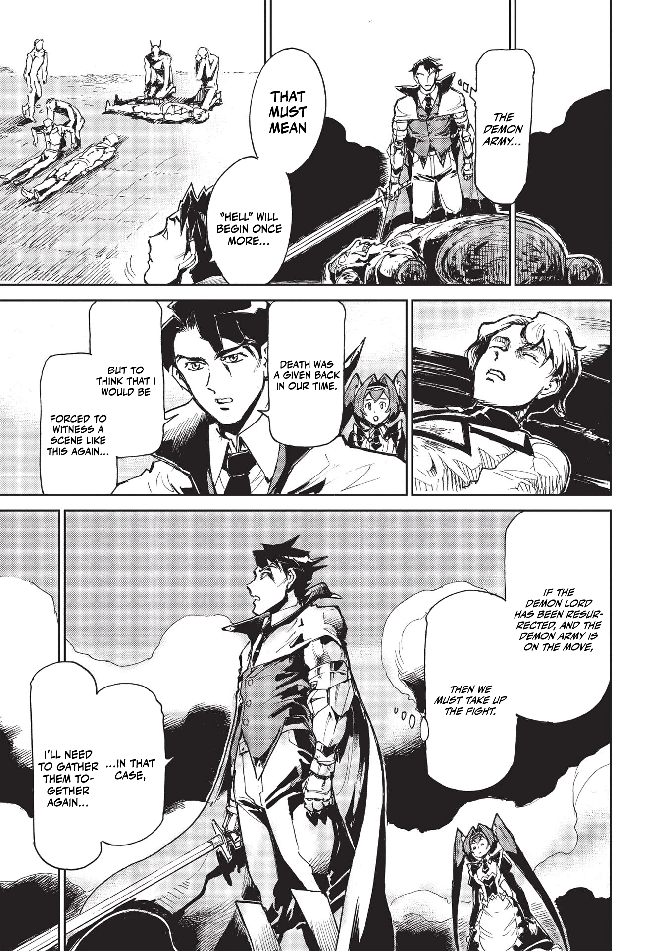 The Strongest Heroes, Now in Their 40’s, Once Again Become Warriors on the Battlefield – Chapter 1 – Page 54