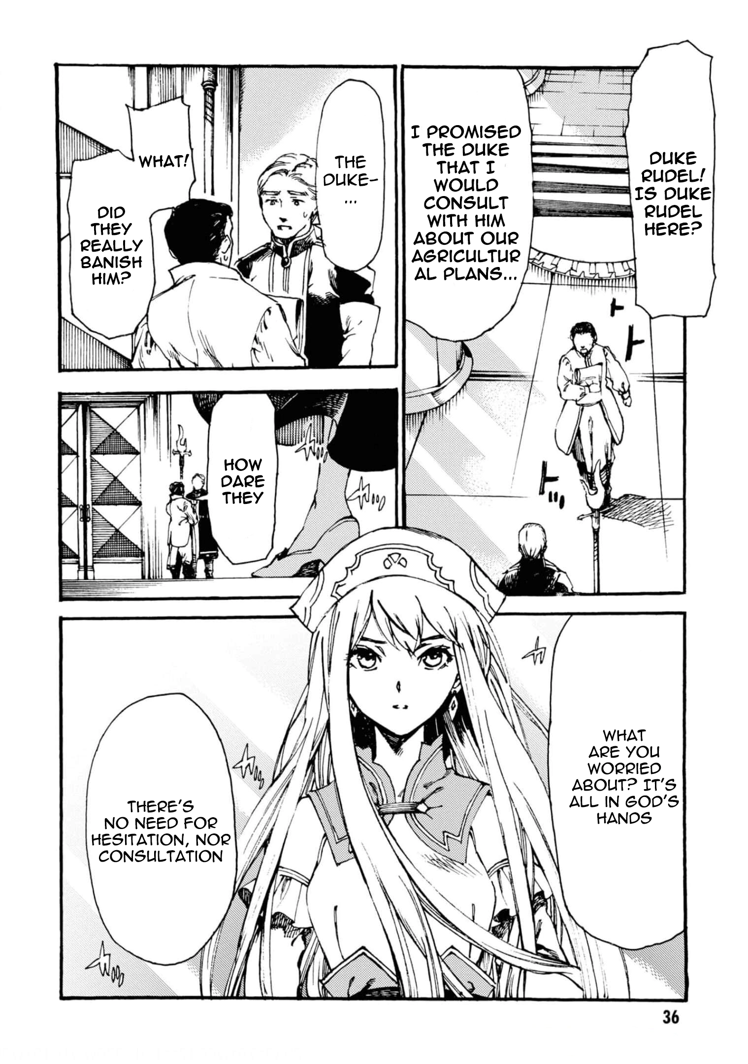 Tsuihou Sareta Tensei Koushaku wa, Henkyou de Nonbiri to Hatake o Tagaya Shita Katta – Chapter 1 – Page 30
