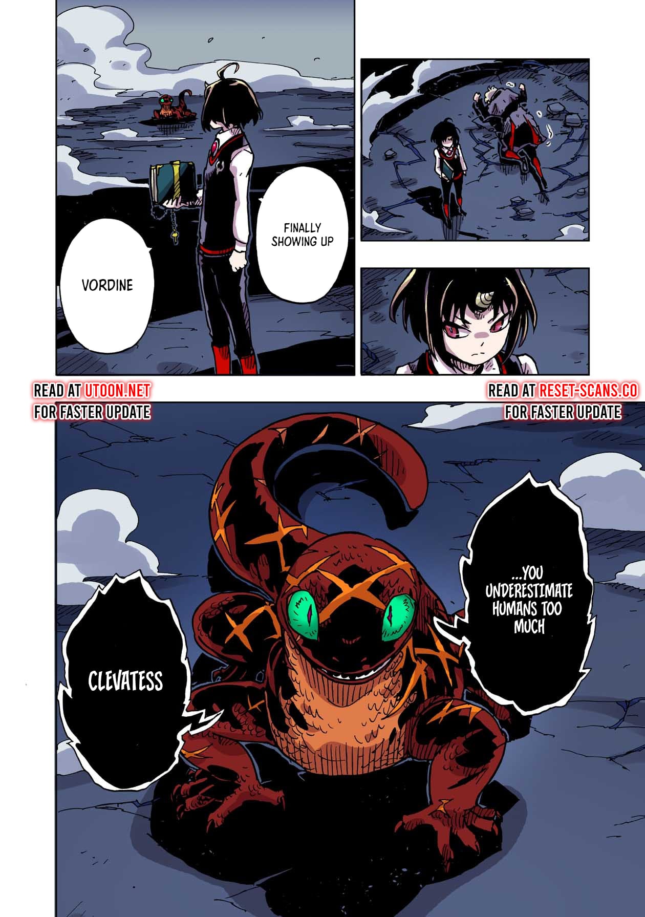 Clevatess: The Devil Beast King, The Baby, & The Corpse Hero – Chapter 44 – Page 38