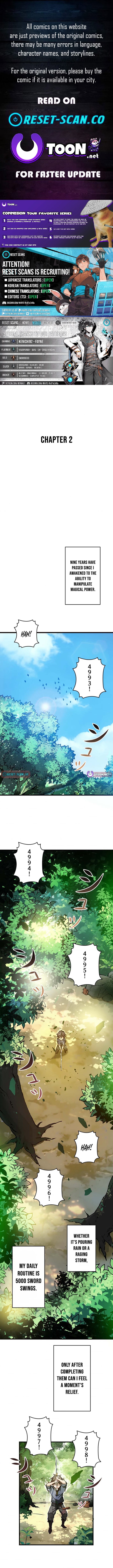 The Regressed Genius Magic Swordsman – Chapter 2 – Page 1