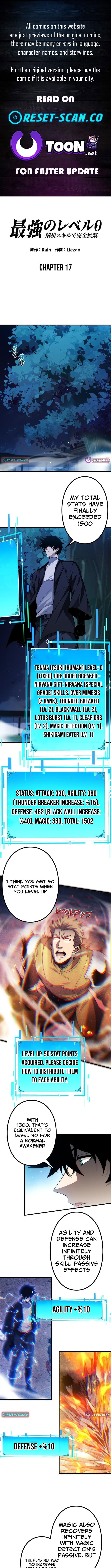 The Strongest Level 0 Absolute Supremacy Through Analysis Skills – Chapter 17 – Page 1