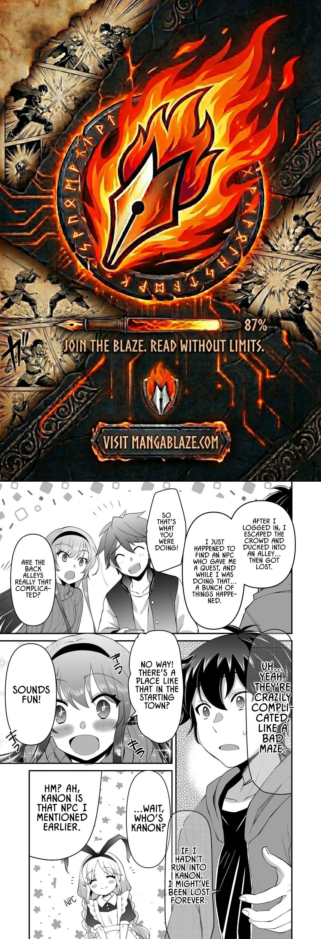 Hyahhana Osananajimi-tachi to Hajimeru VRMMO – Chapter 05.2 – Page 1