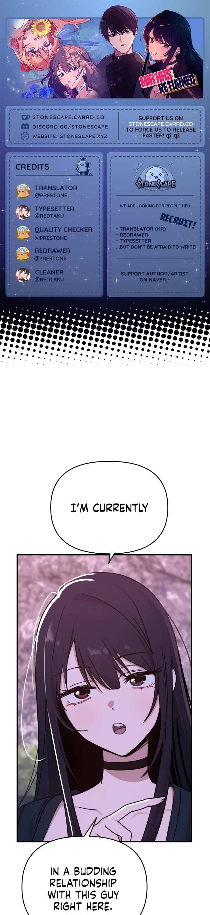 Mia Has Returned – Chapter 12 – Page 1